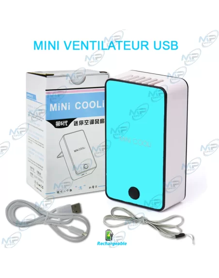 🔋Mini Ventilateur USB Rechargeable "Mini Cooli" | Refroidisseur Portable