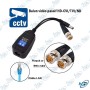 📷 Kit de 2 Baluns Vidéo HD 8MP BNC – Émetteur/Récepteur pour Caméra de Surveillance