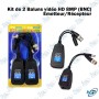 📷 Kit de 2 Baluns Vidéo HD 8MP BNC – Émetteur/Récepteur pour Caméra de Surveillance