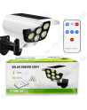 🚨Lampe de Sécurité Solaire 77 LED avec Télécommande & Détecteur PIR | Effet Caméra