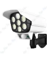 🚨Lampe de Sécurité Solaire 77 LED avec Télécommande & Détecteur PIR | Effet Caméra