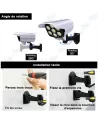 🚨Lampe de Sécurité Solaire 77 LED avec Télécommande & Détecteur PIR | Effet Caméra