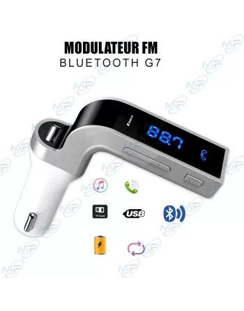 ADAPTATEUR MP3 Bluetooth CARG7 POUR VOITURE