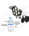 🚨Lampe de Sécurité Solaire 77 LED avec Télécommande & Détecteur PIR | Effet Caméra