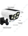 🚨Lampe de Sécurité Solaire 77 LED avec Télécommande & Détecteur PIR | Effet Caméra