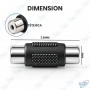 🔌 Coupleur RCA Femelle vers Femelle – Adaptateur Audio Stéréo pour Prolonger et Relier des Câbles RCA