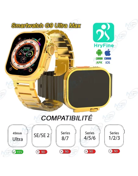 SMART WATCH Ultra 9 Max GOLDEN EDITION