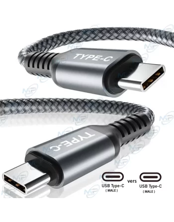🚀Câble USB-C vers USB-C Tressé Robuste : Charge et Transfert Ultra-Rapides
