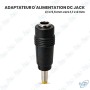 🔌 Adaptateur DC Jack 2,1×5,5 mm vers 1,7×4 mm – Convertisseur Connecteur d’Alimentation pour PC Portable