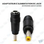 🔌 Adaptateur DC Jack 2,1×5,5 mm vers 1,7×4 mm – Convertisseur Connecteur d’Alimentation pour PC Portable