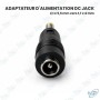 🔌 Adaptateur DC Jack 2,1×5,5 mm vers 1,7×4 mm – Convertisseur Connecteur d’Alimentation pour PC Portable