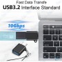 🔌 Adaptateur USB-C vers USB 3.2 10 Gbit/s – Convertisseur USB Type-C Mâle vers USB-A Femelle