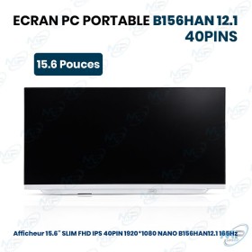 🖥️ Écran PC Portable 15,6" FHD IPS 165Hz – B156HAN12.1 – 40 Pins