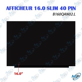 🖥️ Écran PC Portable 16" Slim WQXGA IPS 2560×1600 – B160QAN02.L – 40 Pins – 120Hz