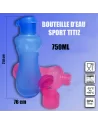 🥤Gourde Sport TITIZ 500ml | Anti-fuite, Sans BPA, Design Ergonomique, Gym/Voyage