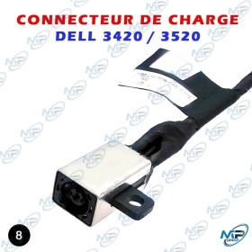 🔌 Connecteur de Charge DC Jack avec Câble pour Dell Latitude 3420 / 3520