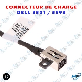 🔌 Connecteur de Charge DC Jack pour Dell Latitude 3501 / Dell Vostro 5593 – Câble d'Alimentation
