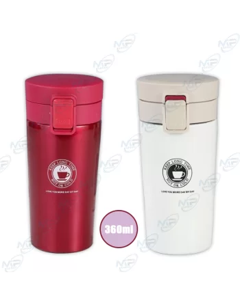 🍵Mug Thermos Café 360ml - Inox 304, Anti-Fuite, Tasse Isotherme