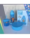🎒Kit Goûter Enfant Renga Kai Set 3-en-1 | Gourde Paille Boîte Repas