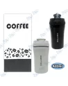 TASSE THERMOS AVEC PAILLE EN SILICONE