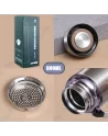 💧Bouteille Isotherme Inox 600ml - Café Chaud 8H, Froid 12H