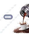 💧Bouteille Isotherme Inox 600ml - Café Chaud 8H, Froid 12H