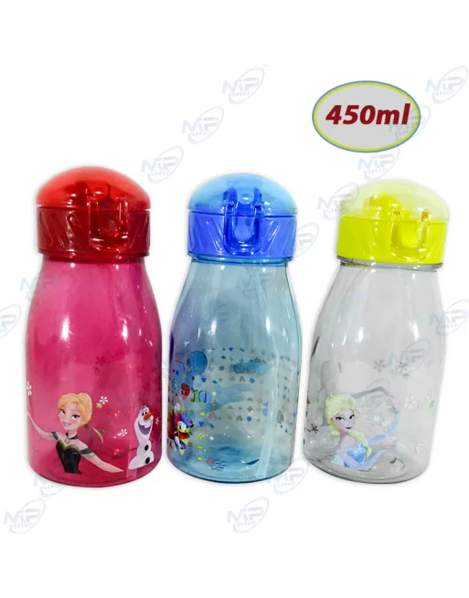 Bouteille d'eau pour enfants avec paille - La bouteille d'eau passe au  lave-vaisselle et