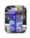 🥤Gourde Sport Camouflage 600ml | Anti-fuite, Graduation, Sans BPA | Fitness