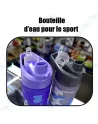 🥤Gourde Sport Camouflage 600ml | Anti-fuite, Graduation, Sans BPA | Fitness