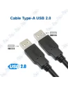 CABLE USB 2.0 MAL/MAL 1.5