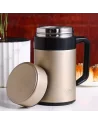 THERMOS EN ACIER INOXYDABLE TASSE 400ML AVEC POIGNÉE