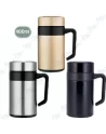 THERMOS EN ACIER INOXYDABLE TASSE 400ML AVEC POIGNÉE