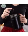 THERMOS EN ACIER INOXYDABLE TASSE 400ML AVEC POIGNÉE