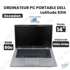 💻 Ordinateur Portable Dell Latitude 5310 Occasion – Écran Tactile 14″, RAM 8 Go, SSD NVMe 128 Go