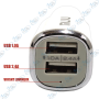 🚗Chargeur Allume-Cigare NUJU Double USB 2.4A avec Câble USB-C 1m – Adaptateur Voiture Charge Rapide 12V/24V