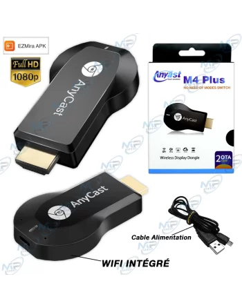 📺AnyCast M4 Plus - Dongle HDMI WiFi Full HD 1080p pour TV et Projecteur