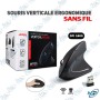🖱️ Souris Verticale Ergonomique Sans Fil JEDEL W925 – 1600 DPI, Connexion 2,4 GHz