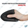 🖱️ Souris Verticale Ergonomique Sans Fil JEDEL W925 – 1600 DPI, Connexion 2,4 GHz