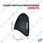 🖱️ Souris Verticale Ergonomique Sans Fil JEDEL W925 – 1600 DPI, Connexion 2,4 GHz