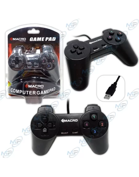 🎮Manette MACRO Classique Filaire USB pour PC | Gaming Plug & Play