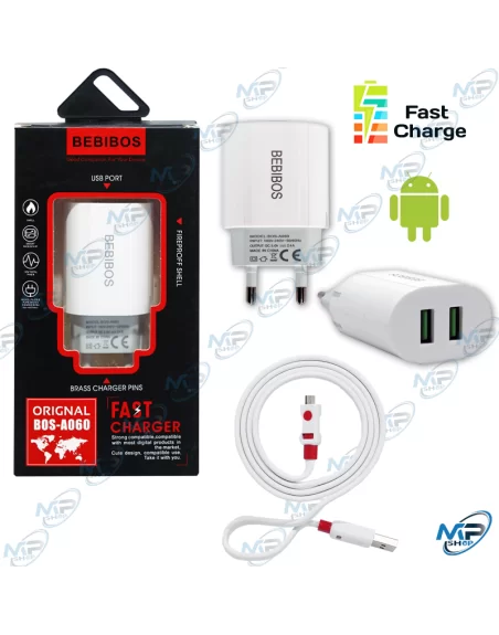 CHARGEUR BEBIBOS ANDROID 2.4A