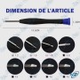 🛠️ Jeu de 8 Tournevis de Précision LAMBOSS – Réparation Montres, Lunettes et Petits Appareils