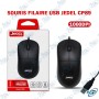🖱️ Souris Filaire USB JEDEL CP89 – 1000 DPI, Noire, Ergonomique