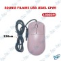 🖱️ Souris Filaire USB JEDEL CP89 – 1000 DPI, Noire, Ergonomique