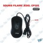 🖱️ Souris Filaire USB JEDEL CP101 – 1600 DPI, Ergonomique, Noire