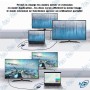 🔌 Adaptateur USB-C 4 en 1 HDMI VGA USB 3.0 avec USB-C PD – 4K Ultra HD