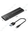 🛠️Boîtier Externe SSD M.2 NVMe USB-C 10Gbps Plug & Play - Installation Simple
