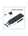 🛠️Boîtier Externe SSD M.2 NVMe USB-C 10Gbps Plug & Play - Installation Simple
