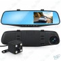 📱 Rétroviseur caméra DVR Full HD 1080P avec caméra de recul et vision nocturne