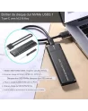 BOITIER USB 3.1 VERS PCI-E NVME SSD enclosure